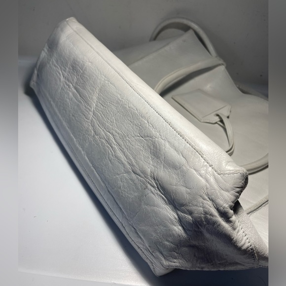 Giorgio Armani White leather handbag made in italy - Picture 11 of 14